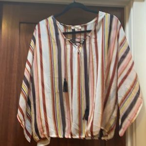 Striped lightweight tunic